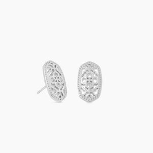Kendra Scott Silver Filigree Earrings